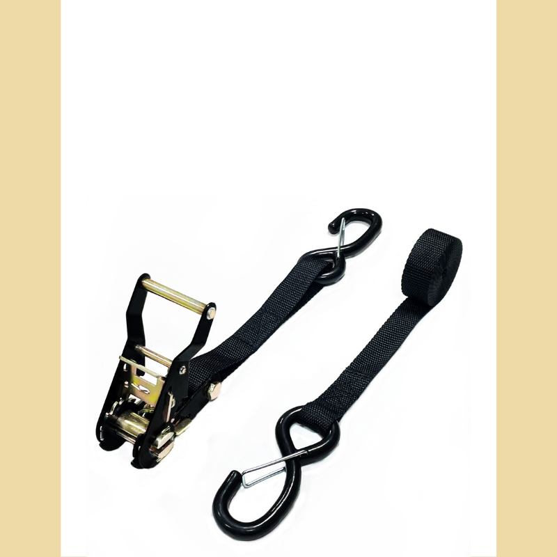 1噸 中型手拉器+雙S鉤(附檔片)