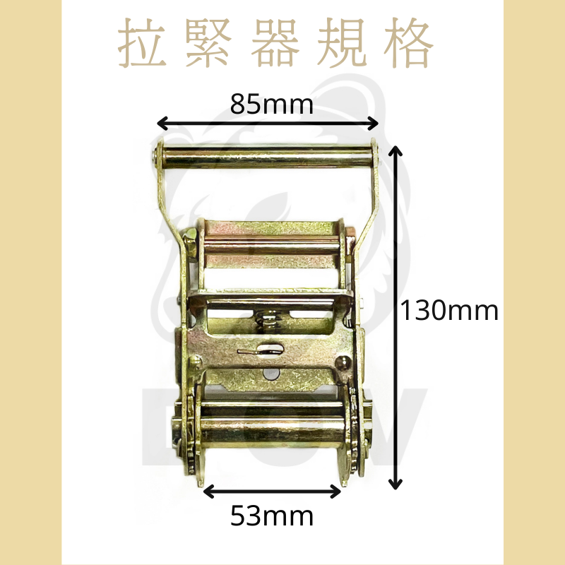 2"-輕型雙J鉤綑綁帶